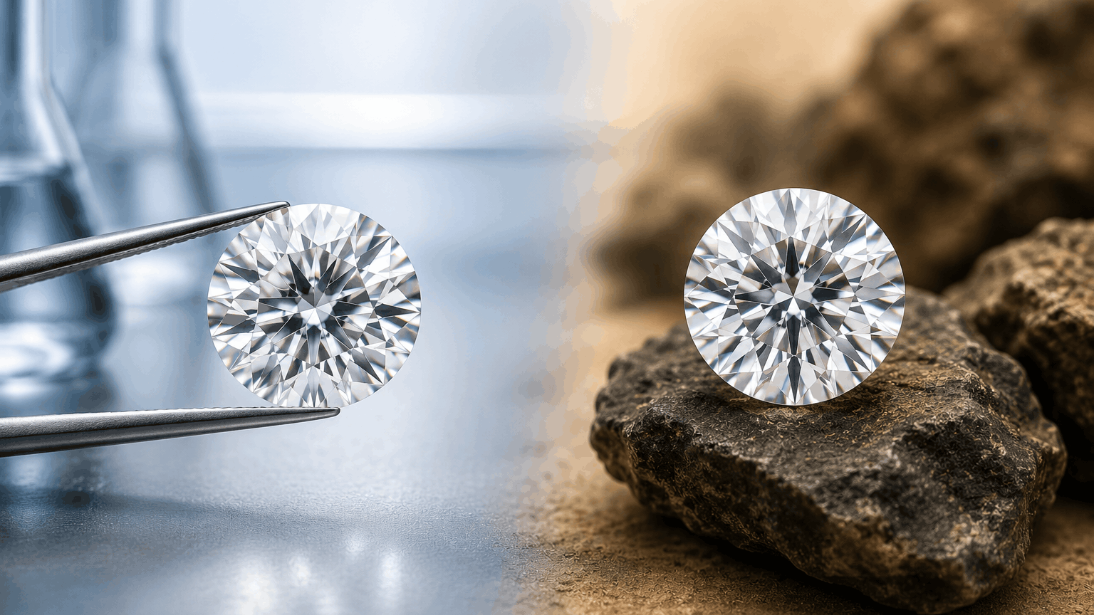Difference between natural diamond vs lab grown diamond
