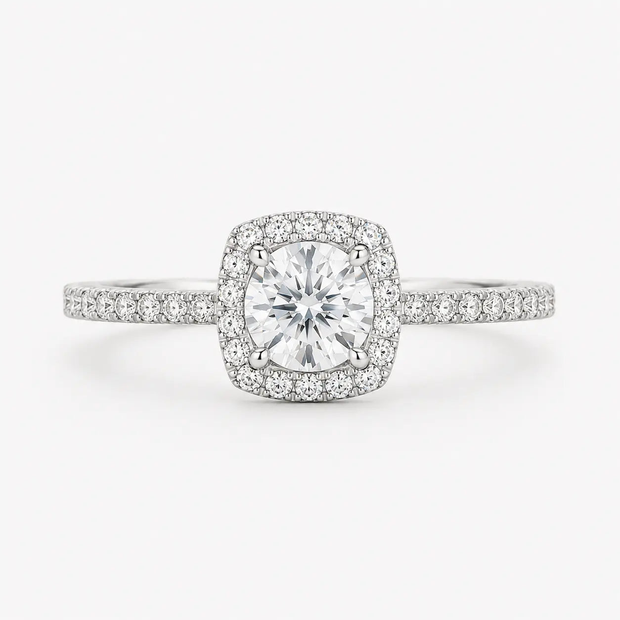 Lab Grown Diamond Halo Rings