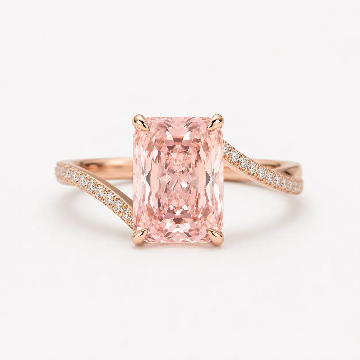 Morganite Gemstone Rings