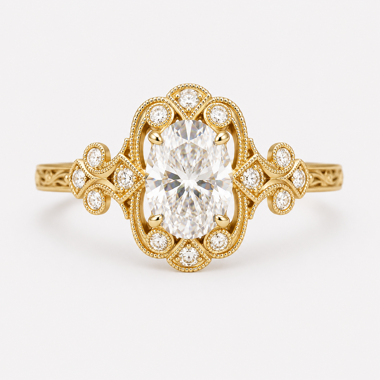 Vintage Moissanite Rings