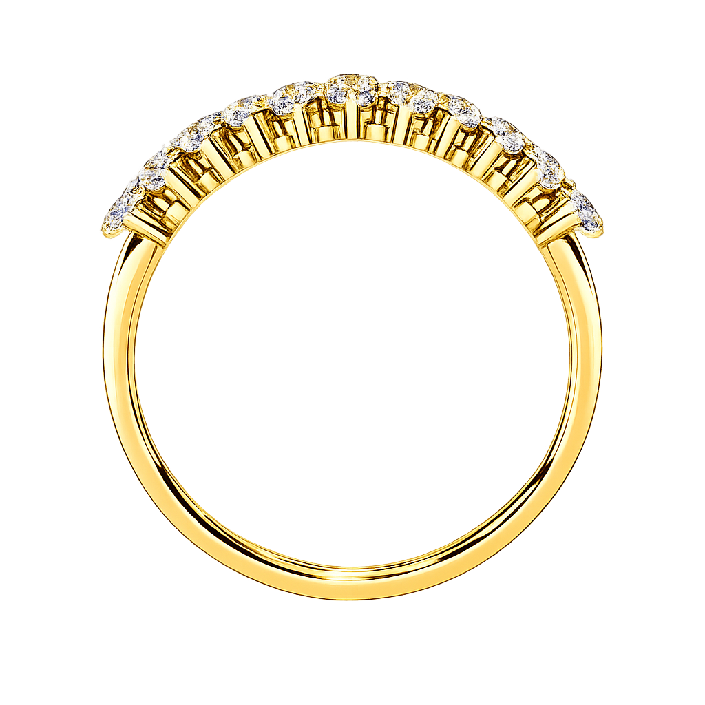Lab Grown Diamond Wedding Band – Round Brilliant Eternity Ring for Women