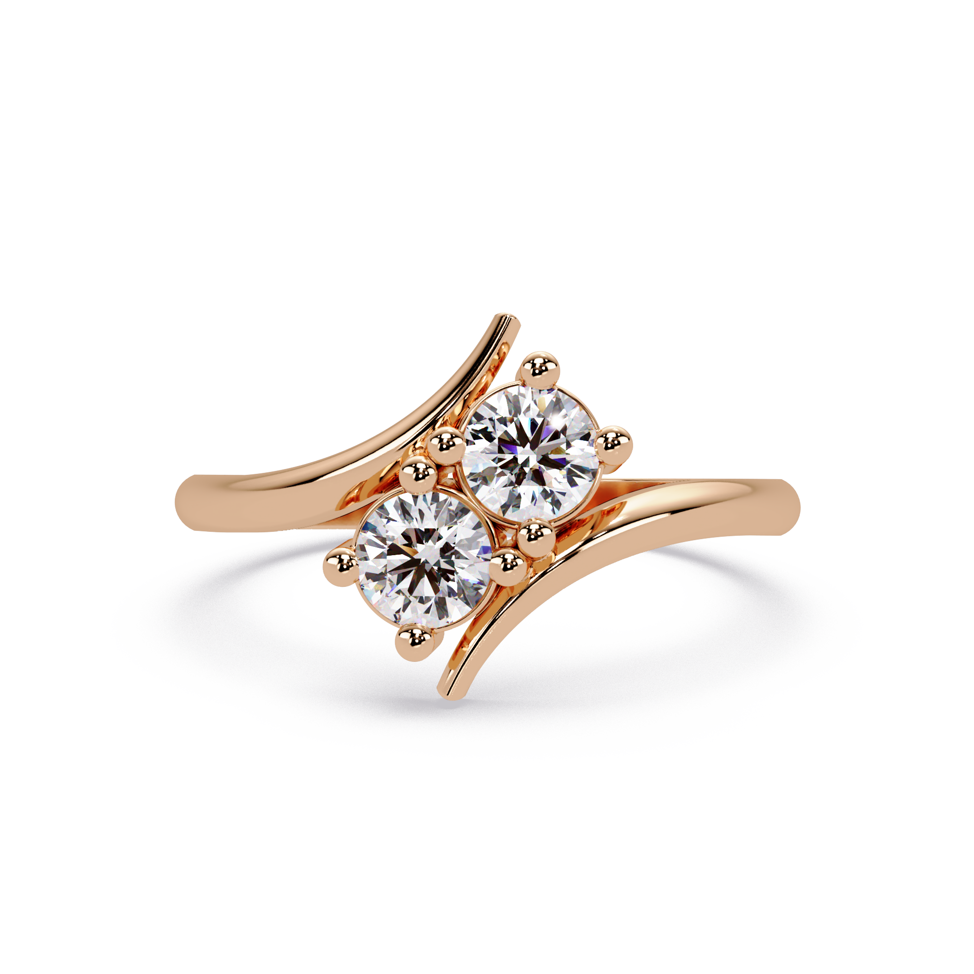 Round Cut Lab Grown Diamond Engagement Ring