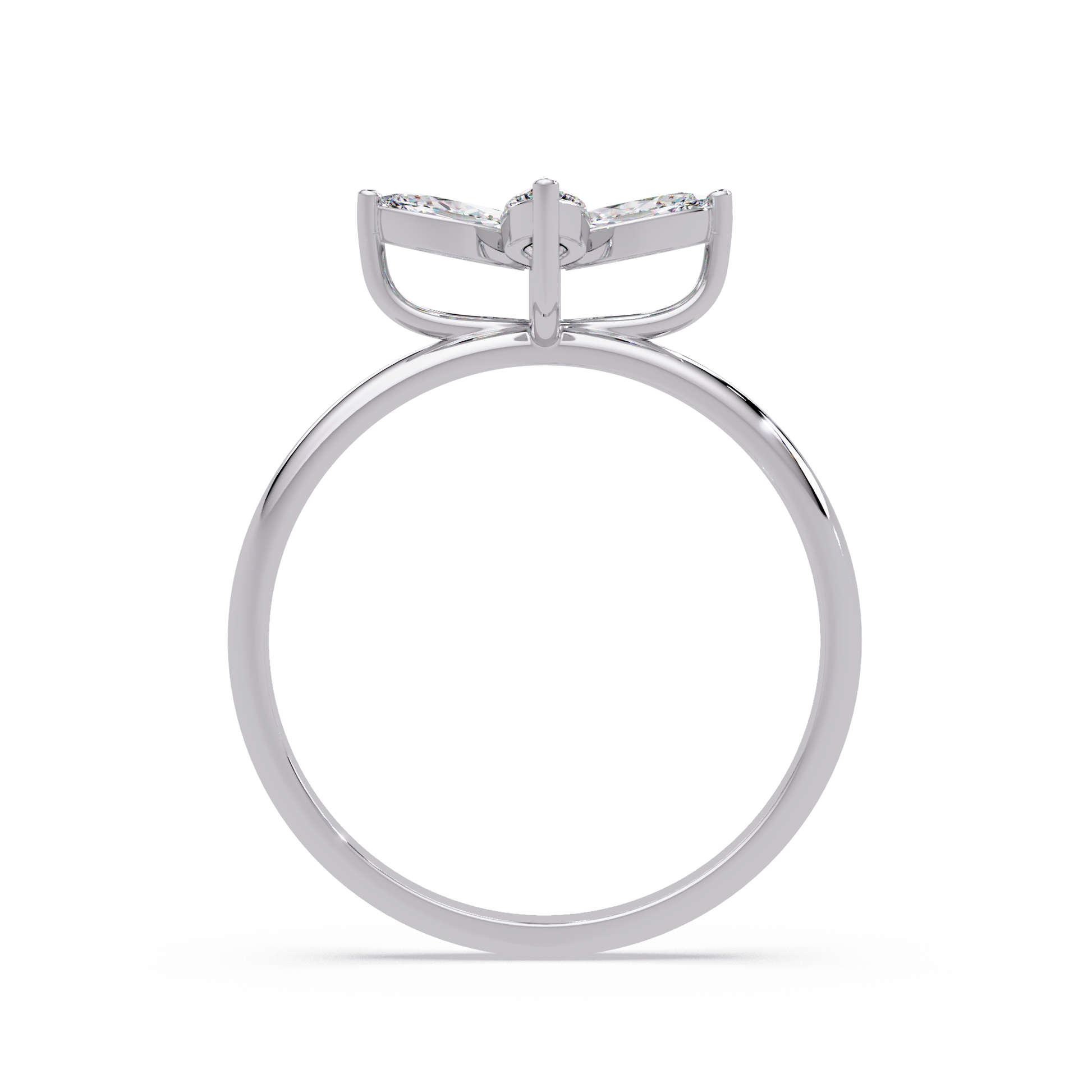 Marquise Lab Grown Diamond Floral Style Ring