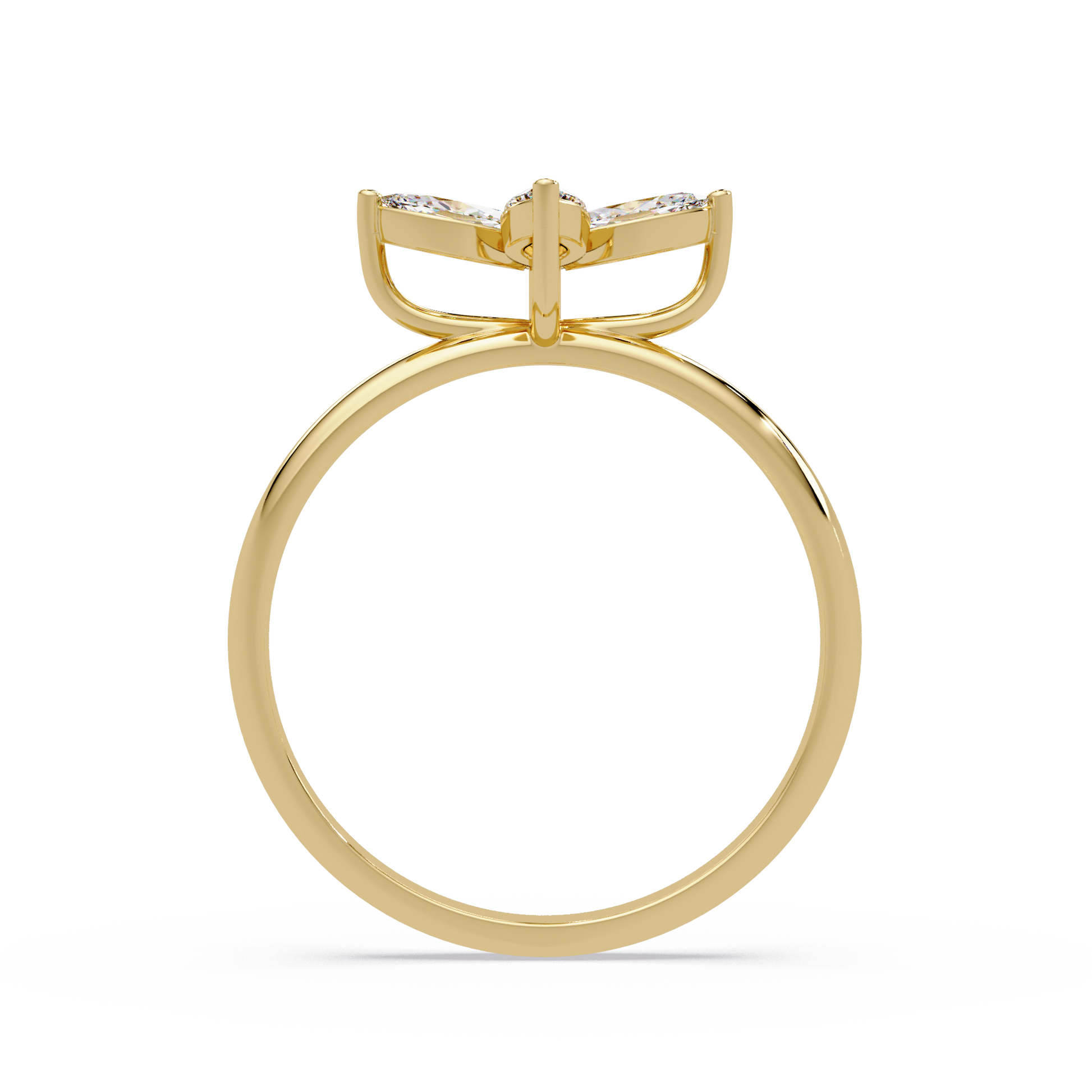 Marquise Lab Grown Diamond Floral Style Ring