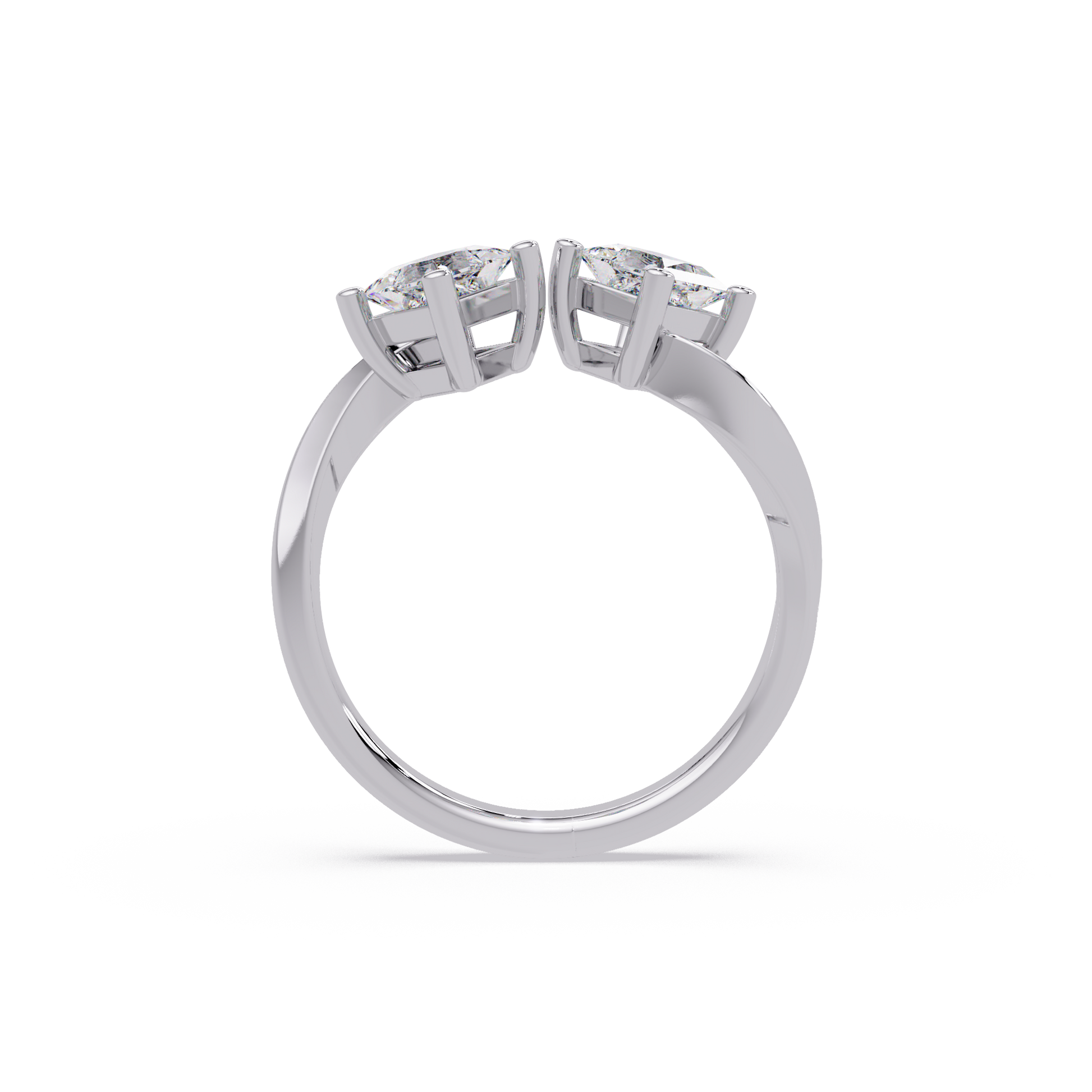 Princess Cut Lab Grown Diamond Engagement Ring