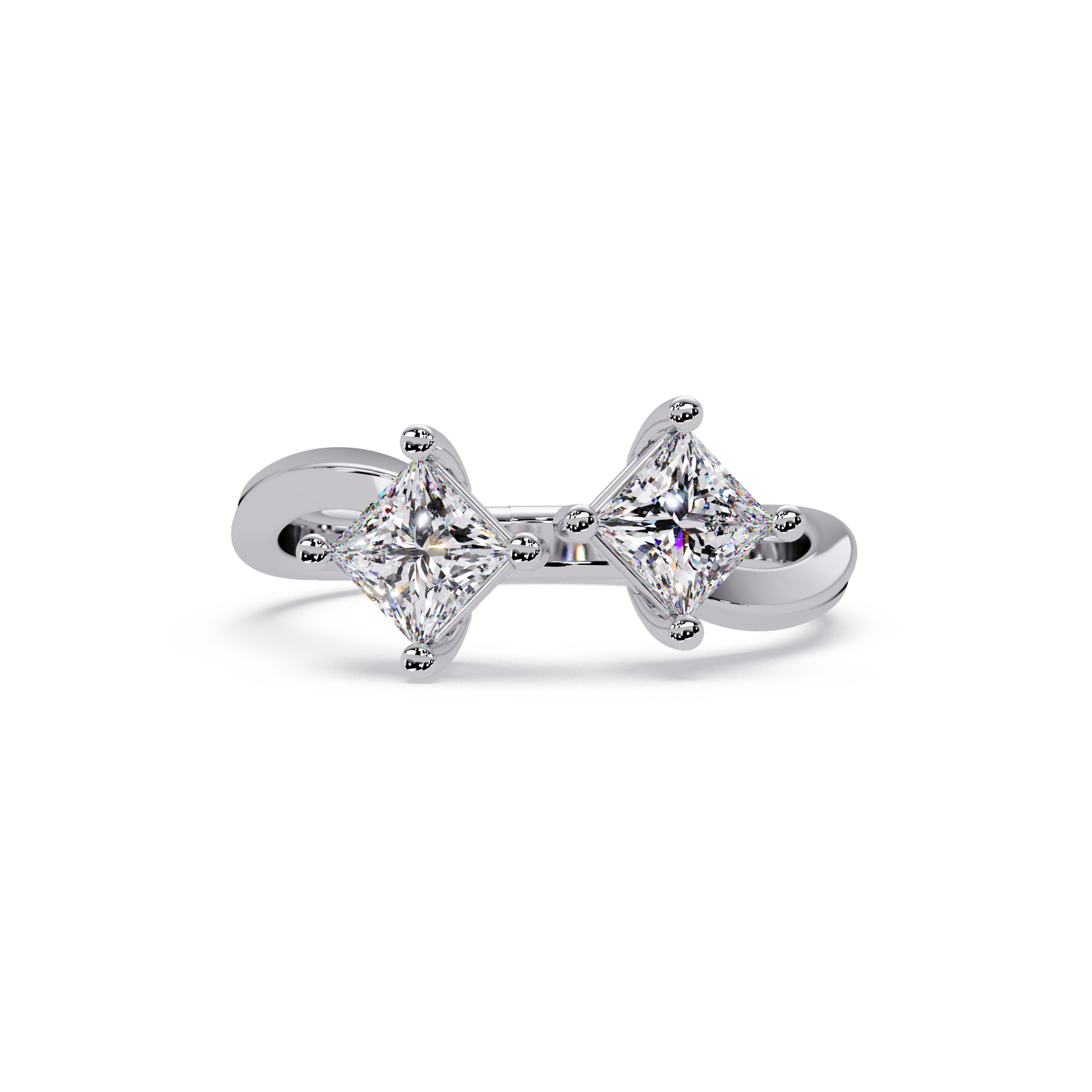 Princess Cut Lab Grown Diamond Engagement Ring