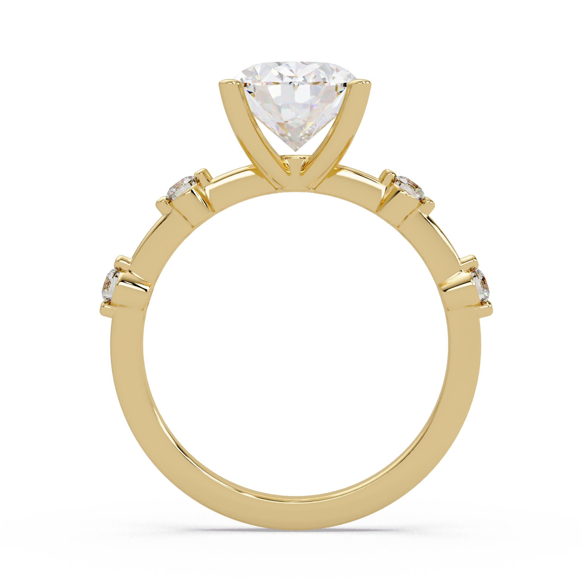 Oval Cut Lab Grown Diamond Engagement Ring