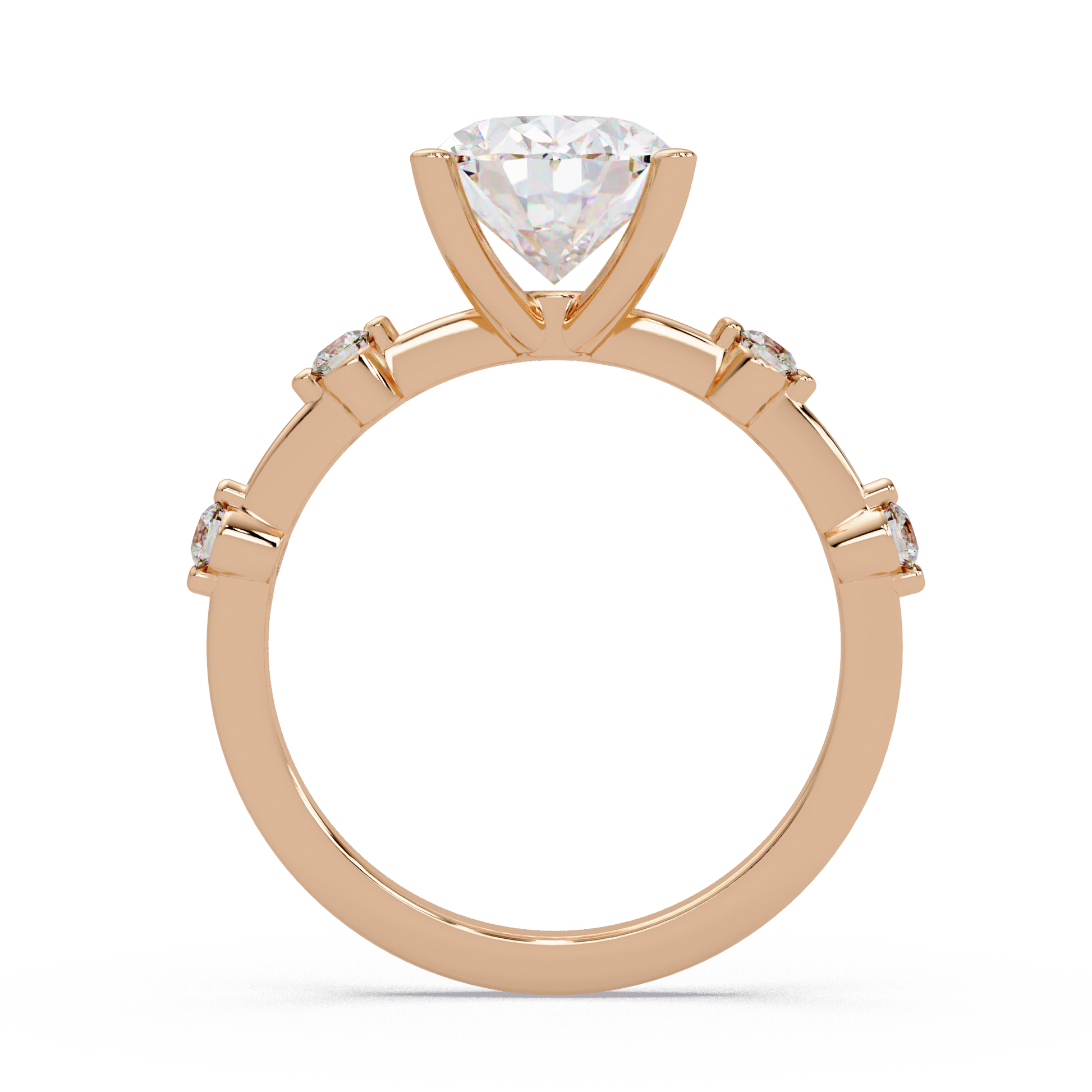 Oval Cut Lab Grown Diamond Engagement Ring