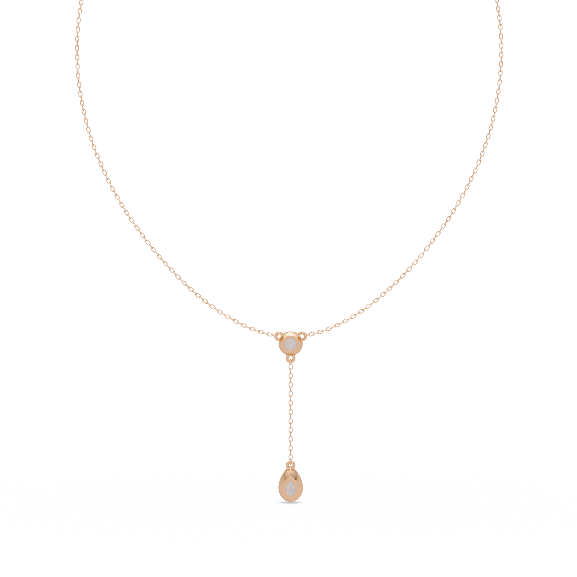 Round Cut Lab Grown Diamond Necklace