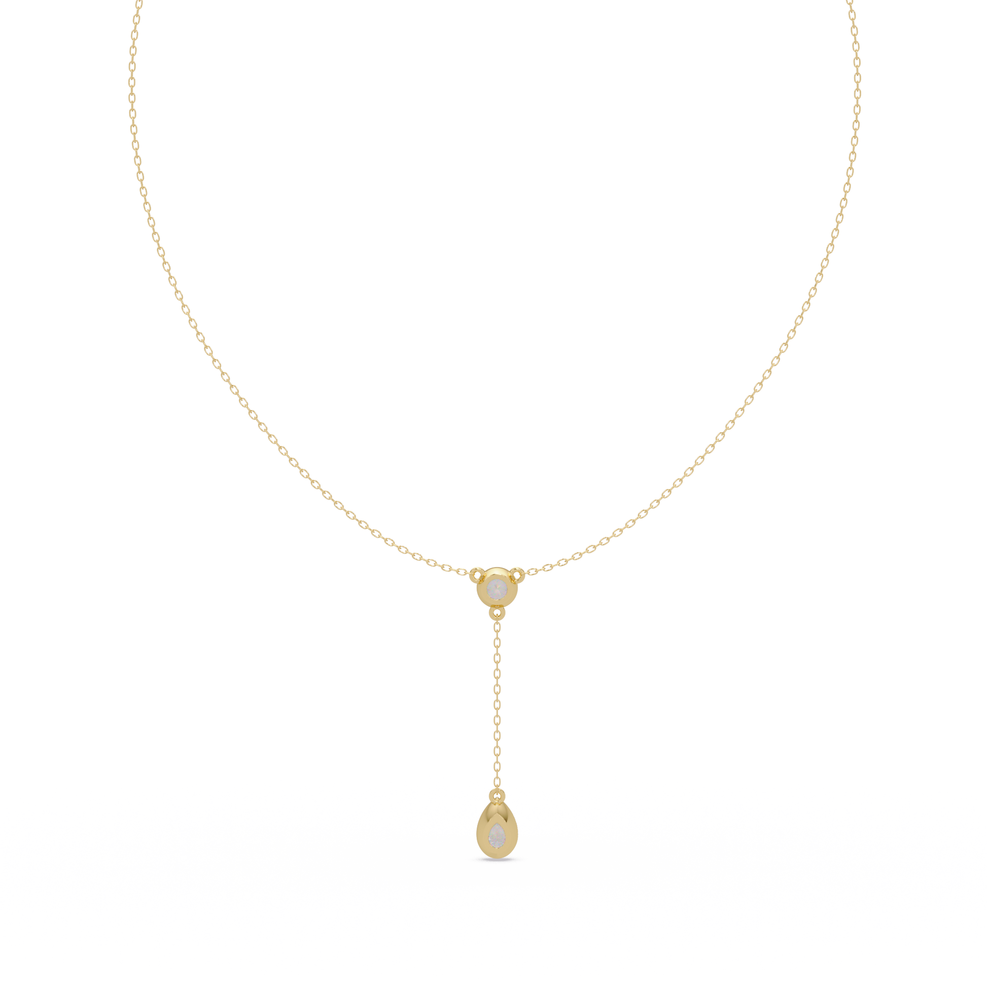 Round Cut Lab Grown Diamond Necklace
