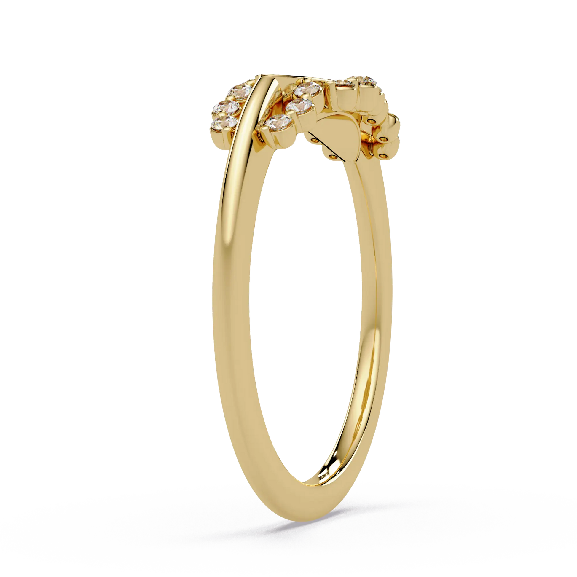 Personalized Diamond Name Ring Custom Oval Signet Ring with Pavé Halo