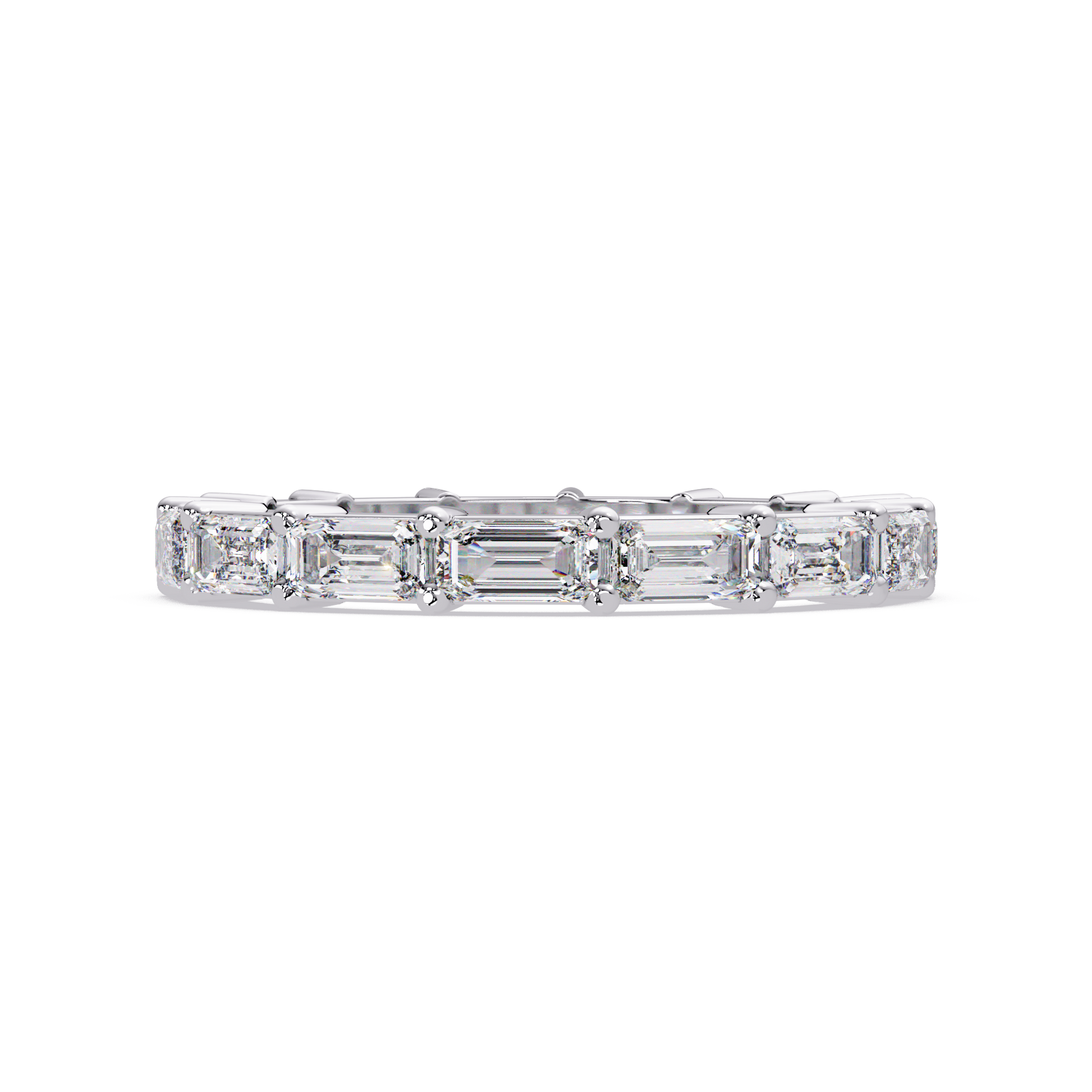 Emerald Cut Lab Grown Diamond Engagement Ring