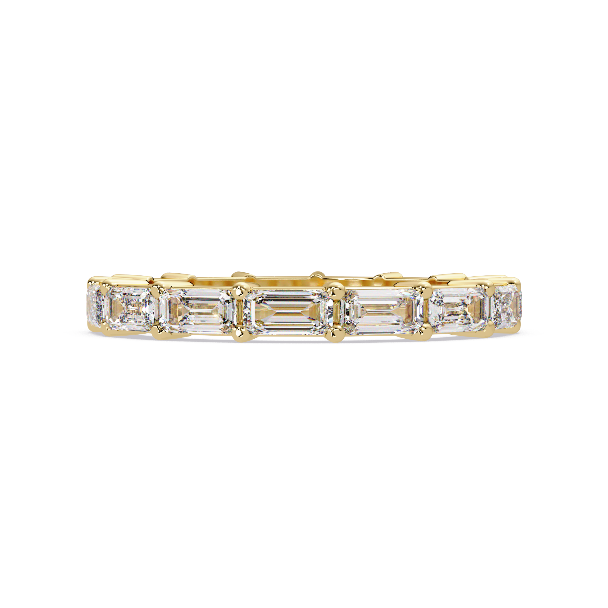 Emerald Cut Lab Grown Diamond Engagement Ring