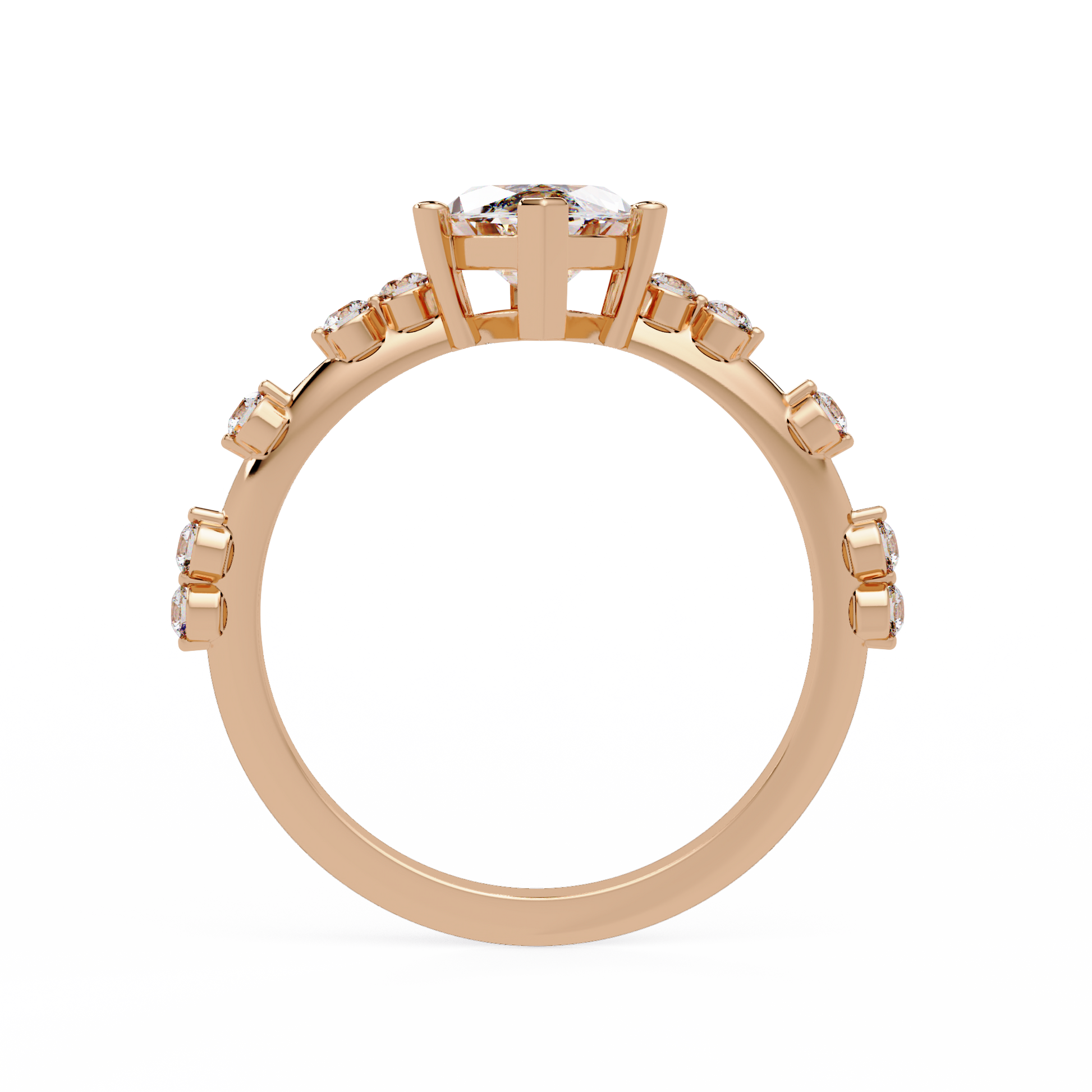 Marquise Cut Lab grown Diamond Engagement Ring