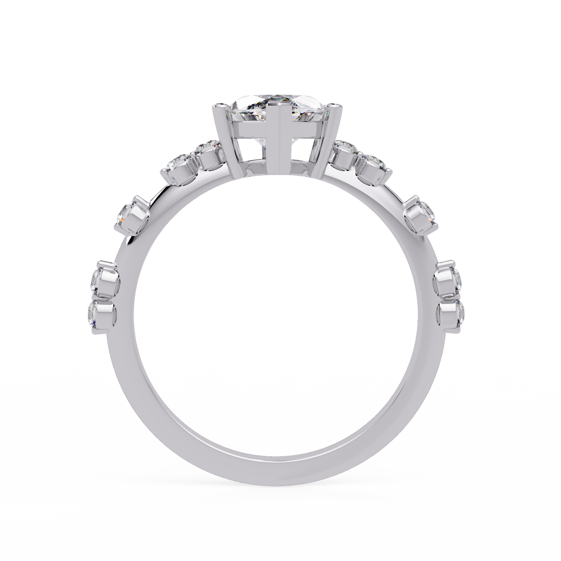 Marquise Cut Lab grown Diamond Engagement Ring