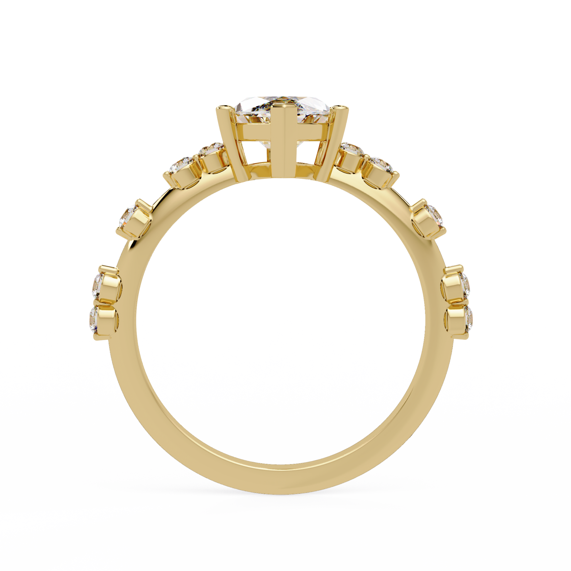 Marquise Cut Lab grown Diamond Engagement Ring